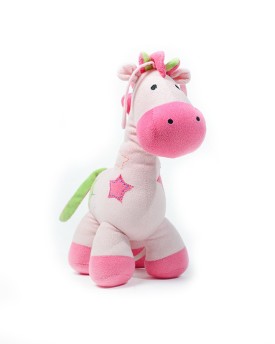 Jellycat Odell Octopus Wooden Ring Baby Stroller Car Seat Toy