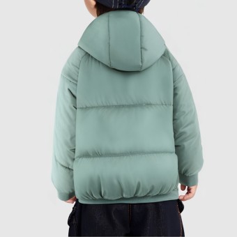 Boys' hooded down jacket