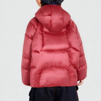 Lightweight quilted hooded winter jacket