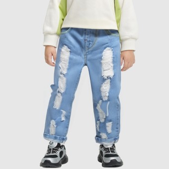 Stretch ripped skinny jeans