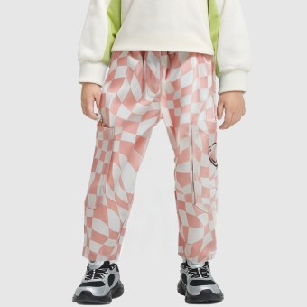 High-waisted loose-fitting embroidered denim jeans