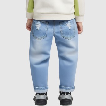 Stretch ripped skinny jeans