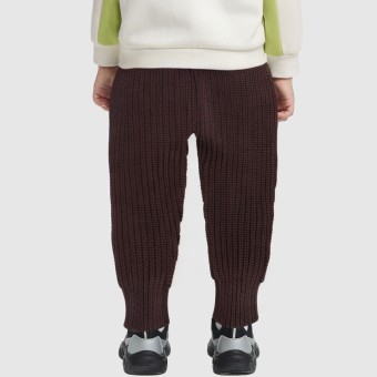 Thick knitted casual pants for children
