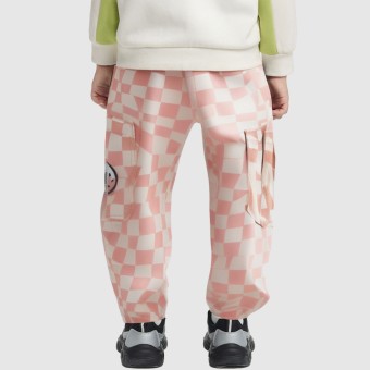 High-waisted loose-fitting embroidered denim jeans