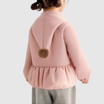 Winter Printed Cotton Hooded Jacket