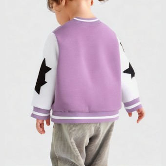 Thickened letter baseball jacket