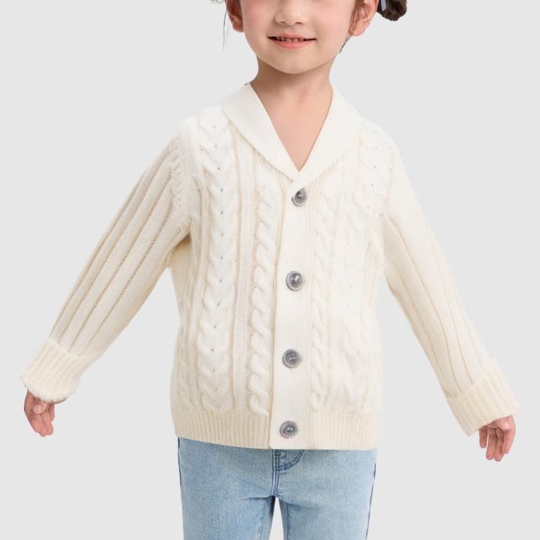 Knitted cotton cardigan sweater stylish knitted sweater