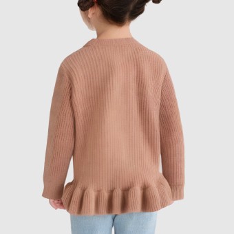 Winter round-neck knitted sweater
