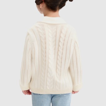 Knitted cotton cardigan sweater stylish knitted sweater
