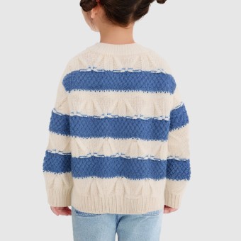 Gentle and simple long-sleeved knitted pullover sweater