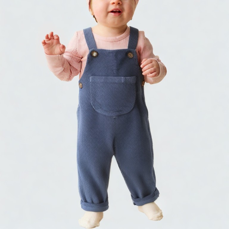 Unisex corduroy overalls/jumpsuit