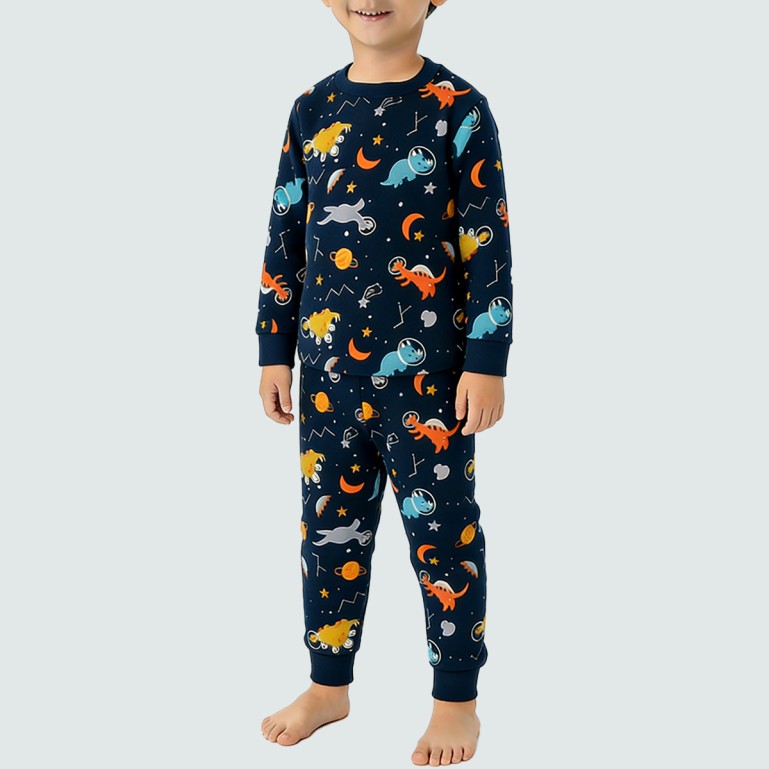 Cute Pure Cotton Crew-Neck Loungewear