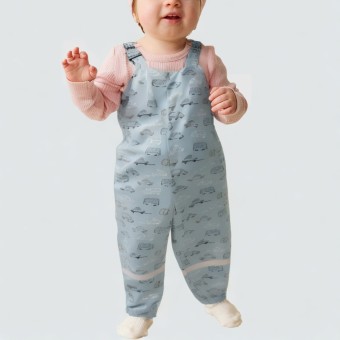 Children's cartoon waterproof one-piece rain pants