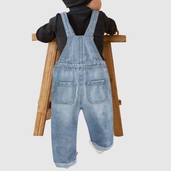 All-cotton unisex children's romper/jumpsuit