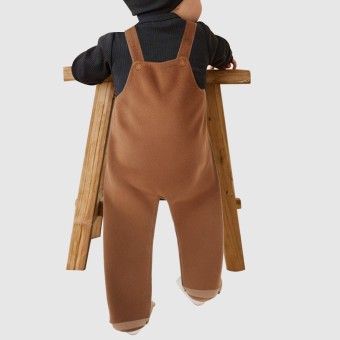 High-quality corduroy sleeveless jumpsuit